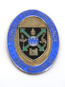 A silver and enamel 'Waverley Borough Co