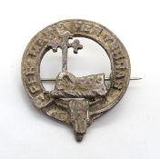 A silver Clan MacDonald brooch - Per Mar