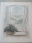 Print; Morning Light I signed by the artist and numbered 115/200, framed, 56 x 48cm overall.