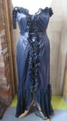 A 1980s evening dress or ballgown, approx 26