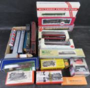 A quantity of assorted scale model railway including locomotives, carriages etc.