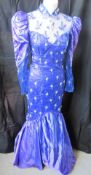 A 1980s evening dress or ballgown, approx 26