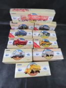 A quantity of Corgi scale model commercial vehicles.