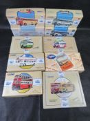 A quantity of Corgi scale model commercial vehicles.