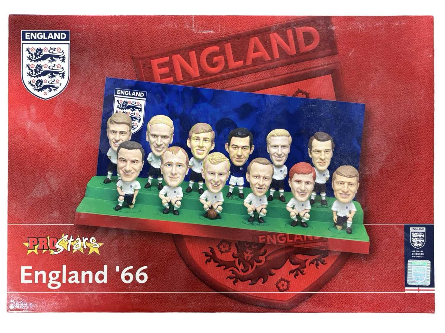 A collection of Pro Stars England footballer figures in original boxes, to include: The 1966 Team - Image 2 of 2