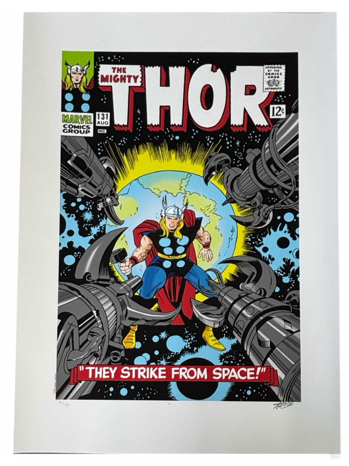 MARVEL SUPERHEROES ARTIST PROOF LIMITED EDITION PRINTS [SIGNED]. Washington Green and CC/Marvel Fine - Image 6 of 16