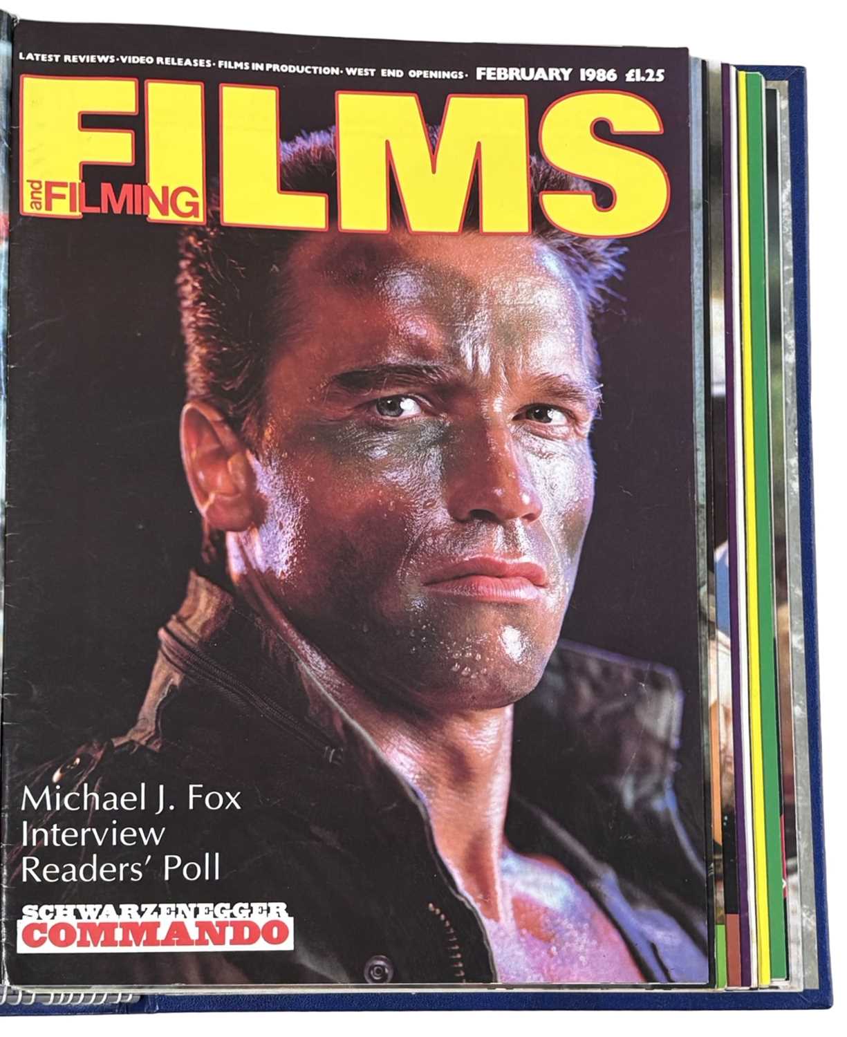 A complete run of FILMS AND FILMING magazine, 1974 - 1988, housed in binders. - Image 6 of 9