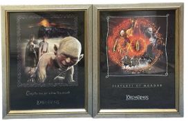 A pair of limited edition Lord of the Rings lithographic prints, with COA to verso, to include: -