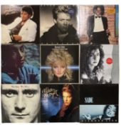 1980's POP 12''' vinyl LPs, to include: Michael Jackson, Bonnie Tyler, Sade, Alison Moyet, Bryan