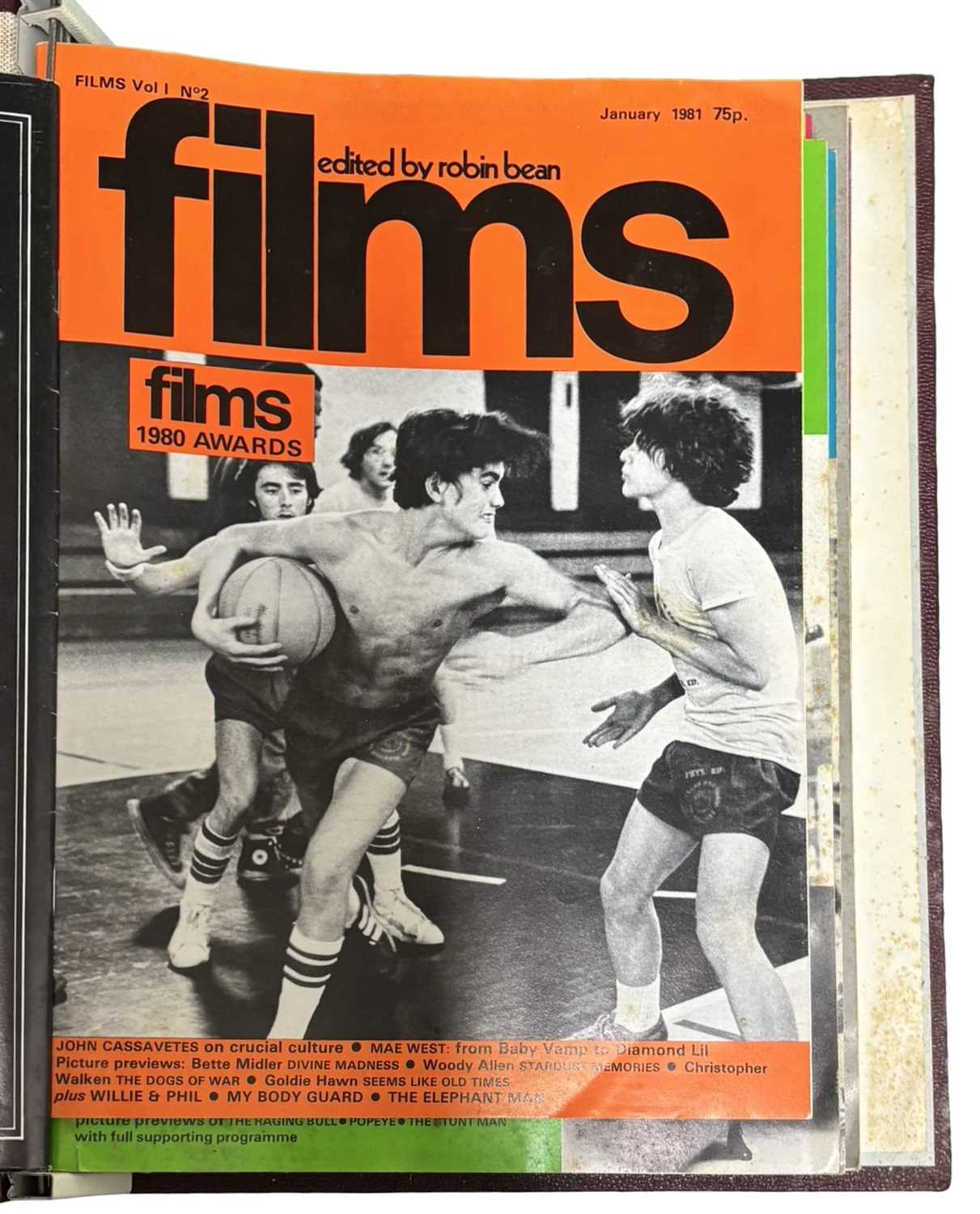 A complete run of FILMS: ON SCREEN AND VIDEO magazine, 1980 - 1985, housed in ringbinders - Image 4 of 9