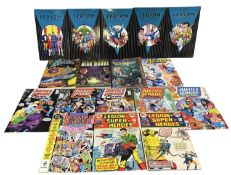 DC / MARVEL COMICS AND GRAPHIC NOVELS: - LEGION OF SUPERHEROES graphic novels, volumes 1 - 5 - THE
