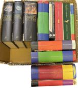 ONE BOX: Various Harry Potter first editions [HB and PB], together with 2 PC-CD ROMS