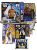 A mixed lot of various Star Trek memorabilia, to include costume, facsimile signed picture,