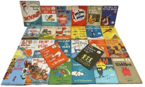 A collection of various Dr Seuss and other Book Club Edition Children's Beginner books