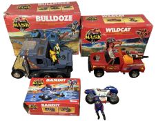 Three MASK playsets, in original boxes, to include: - Bulldoze - Bandit - Wildcat (unchecked for
