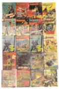 A small collection of vintage Commando comic books, plus one Lion Picture Library / Air Ace