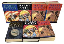 A collection of various Harry Potter books