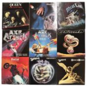 HEAVY METAL/HARD ROCK 12'' vinyl LPs, to include: Meatloaf, Whitesnake, Queen etc