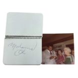 MUHAMMED ALI SIGNATURE: To rear page of a small diary, kept by the vendor during travels to the USA.