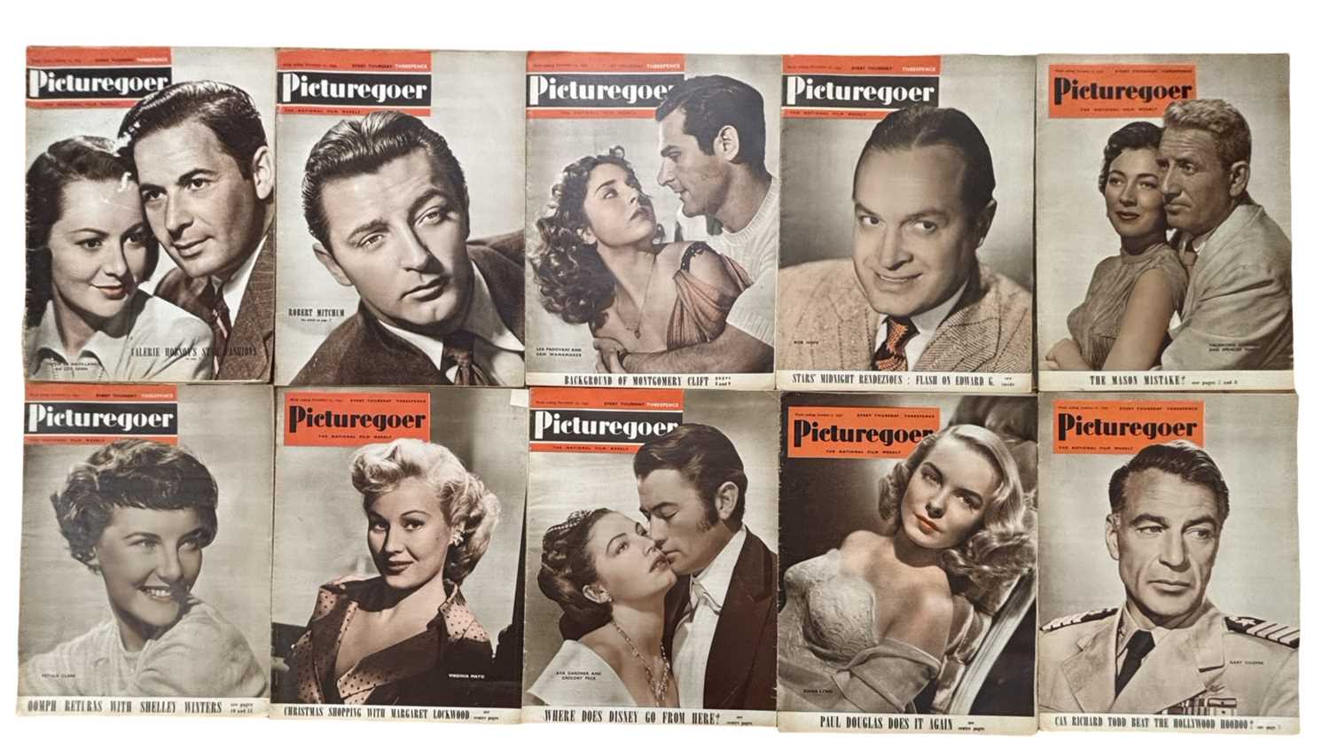 A collection of vintage film magazines, to include Picturegoer (1949 - 1953, qty 39) and Pictureshow - Image 2 of 6