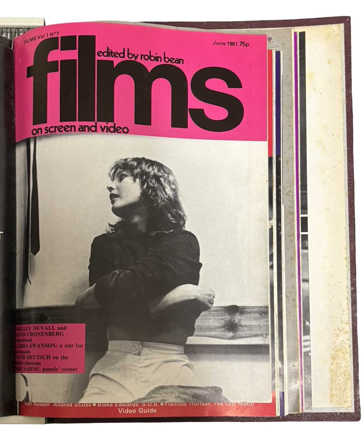 A complete run of FILMS: ON SCREEN AND VIDEO magazine, 1980 - 1985, housed in ringbinders - Image 5 of 9