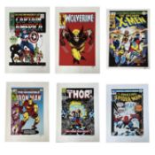 MARVEL SUPERHEROES ARTIST PROOF LIMITED EDITION PRINTS [SIGNED]. Washington Green and CC/Marvel Fine
