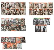 A collection of vintage film magazines, to include Picturegoer (1949 - 1953, qty 39) and Pictureshow