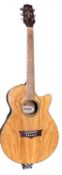 A Peavey semi-acoustic 6 string guitar. Serial number: N00070076