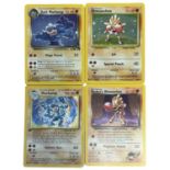 POKEMON TCG 1999 first generation holographics: Machamp 8/102; Dark Machamp 10/82; Hitmonchan 7/102;
