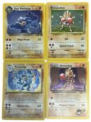 POKEMON TCG 1999 first generation holographics: Machamp 8/102; Dark Machamp 10/82; Hitmonchan 7/102;
