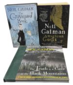 NEIL GAIMAN: 3 Ttiels: THE GRAVEYARD BOOK, London, Bloomsbury, 2008; AMERICAN GODS, London, Headline