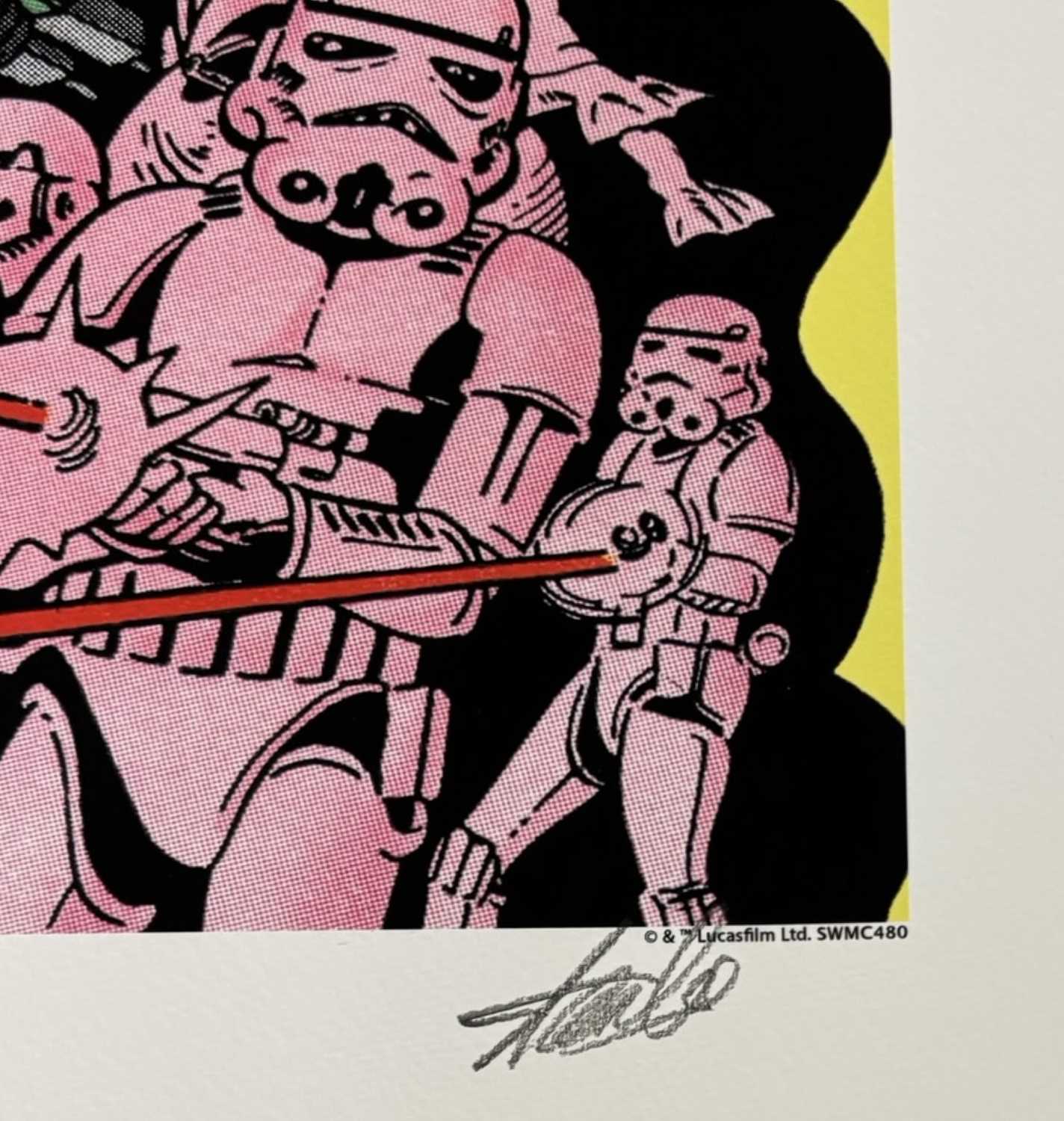 MARVEL STAR WARS LIMITED EDITION PRINTS [SIGNED]. Washington Green and CC/Marvel Fine Art. A set - Image 5 of 16