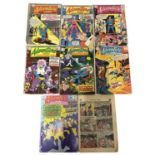 1960s SUPERMAN ADVENTURE COMICS, #s344, 349, 352, 353, 365, 366, 367, plus one other disbouns and