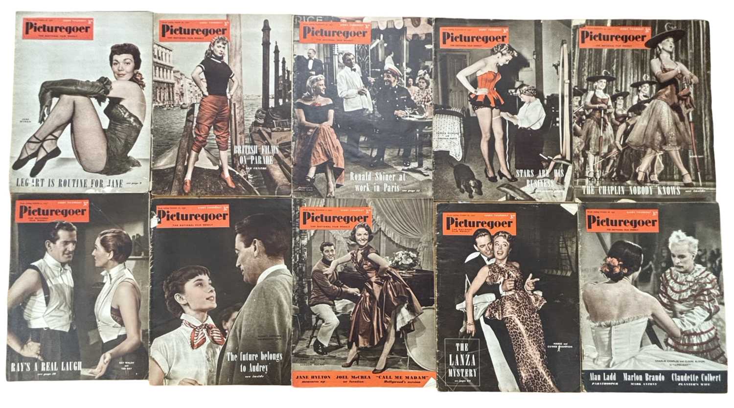 A collection of vintage film magazines, to include Picturegoer (1949 - 1953, qty 39) and Pictureshow - Image 5 of 6