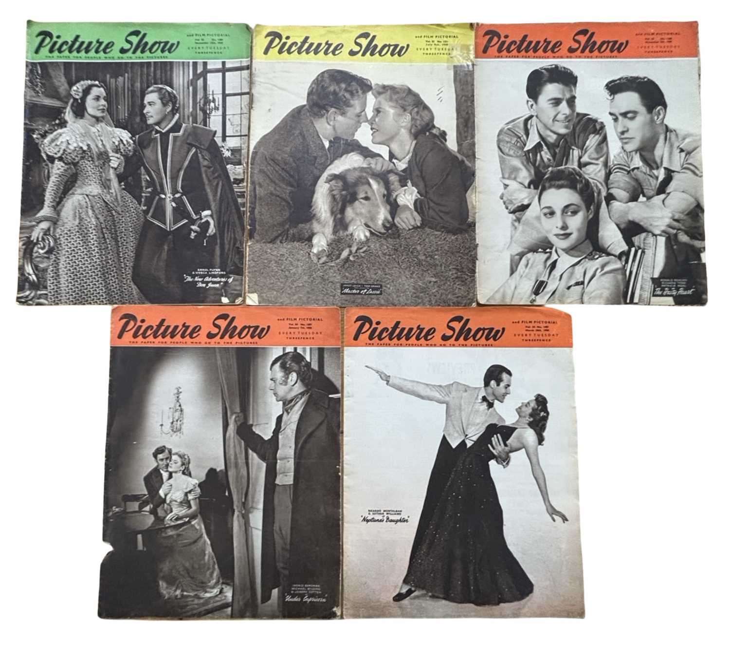 A collection of vintage film magazines, to include Picturegoer (1949 - 1953, qty 39) and Pictureshow - Image 6 of 6