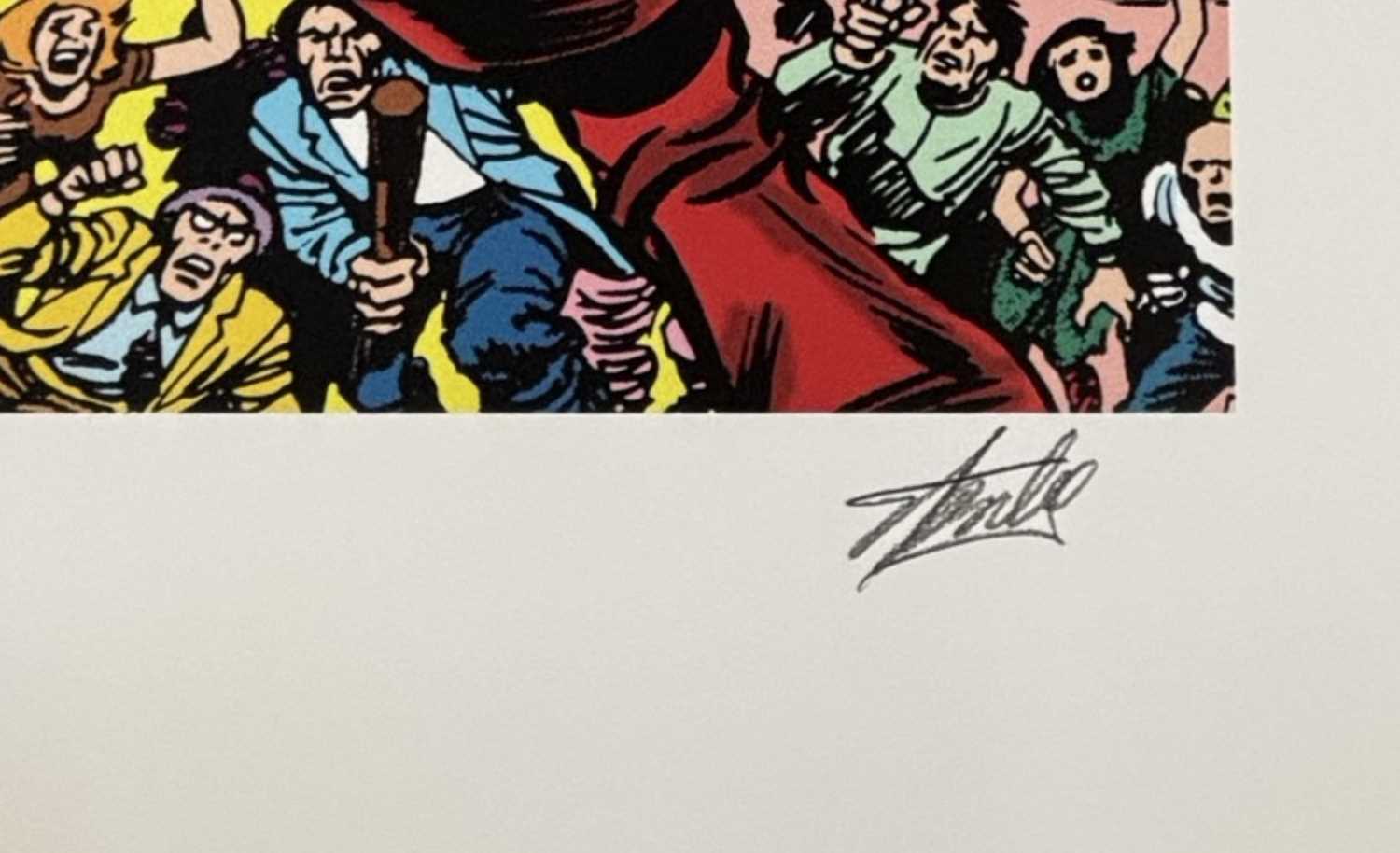MARVEL SUPERHEROES LIMITED EDITION PRINTS [SIGNED]. Washington Green and CC/Marvel Fine Art. A set - Image 6 of 17