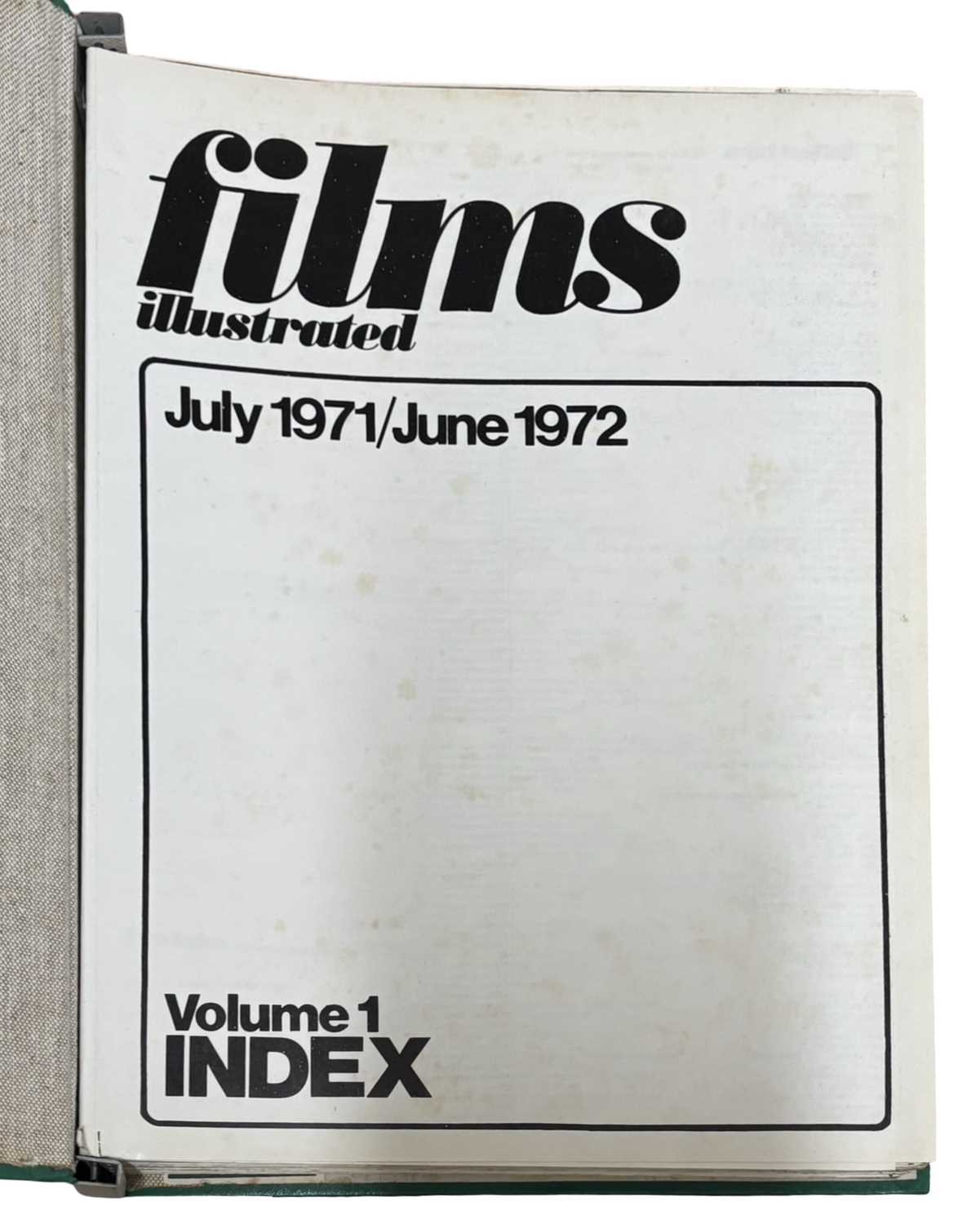 A collection of FILMS ILLUSTRATED Magazine, 1971-1982 housed in binders, together with a - Image 8 of 9