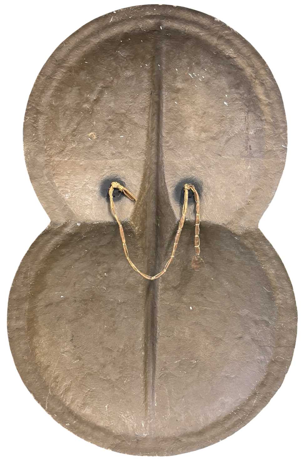 A fibreglass figure 8 Mycenaean prop shield, purportedly used during the filming of JASON AND THE - Image 2 of 2