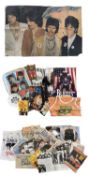 ONE BOX: Various Beatles memorabilia and ephemera, to include Newspaper clippings, magazines, vest-