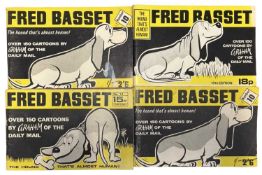 ALEX GRAHAM: FRED BASSET, London, Associated Newspapers Ltd, #10 (x2); 14 and 19. Original black and