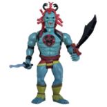 A 1985 Thundercats Mumm Ra action figure, marked Telepix / LJN Toys Ltd (lacking light up