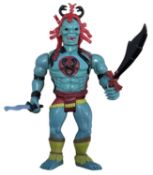 A 1985 Thundercats Mumm Ra action figure, marked Telepix / LJN Toys Ltd (lacking light up