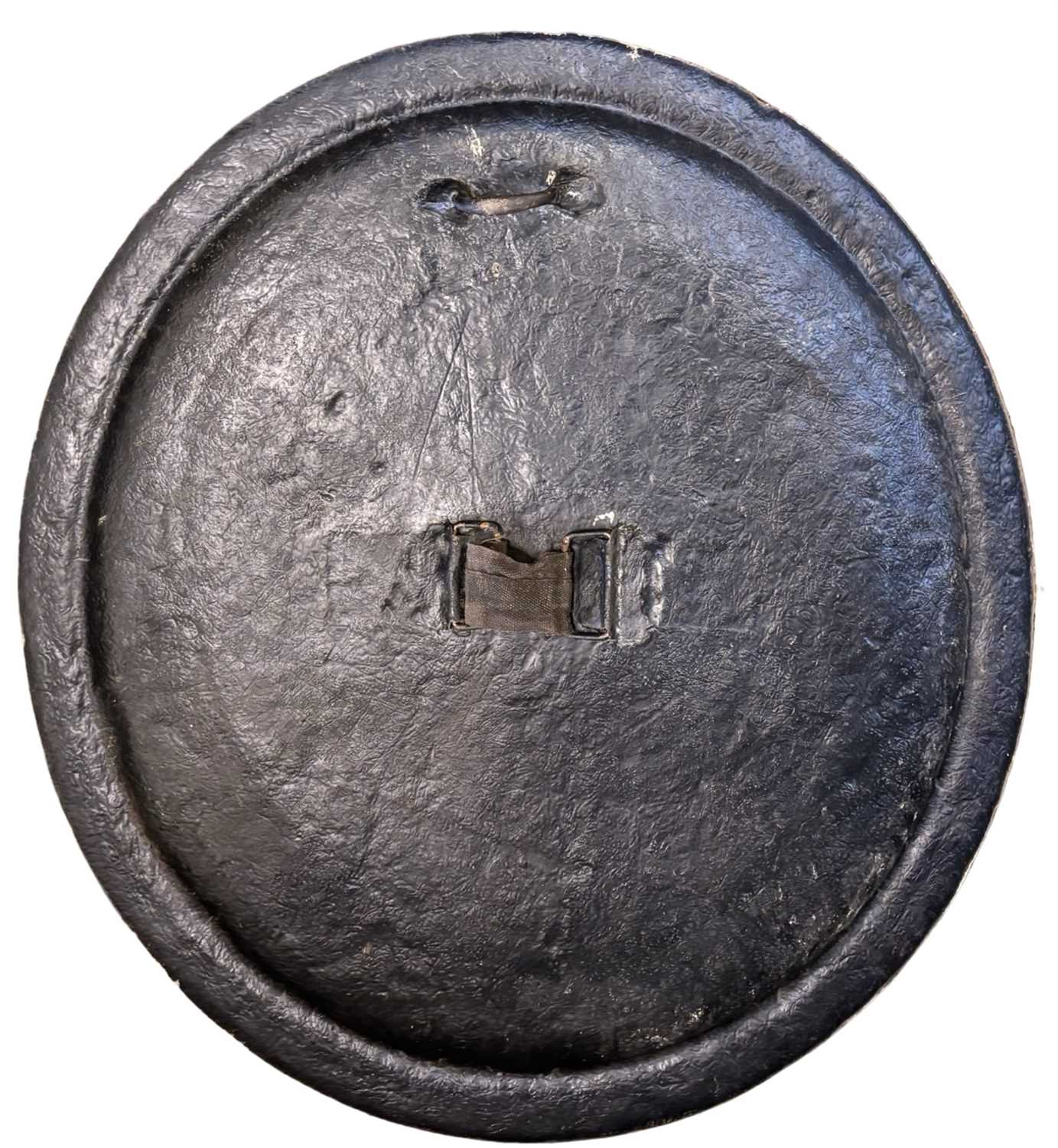 A fibreglass prop Grecian shield, purportedly used during the filming of JASON AND THE ARGONAUTS ( - Image 2 of 3
