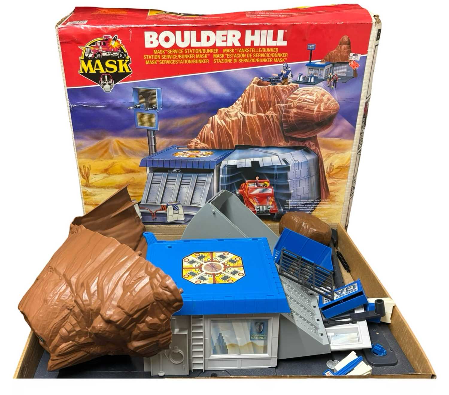 A boxed MASK playset, Boulder Hill (unchecked for completeness)