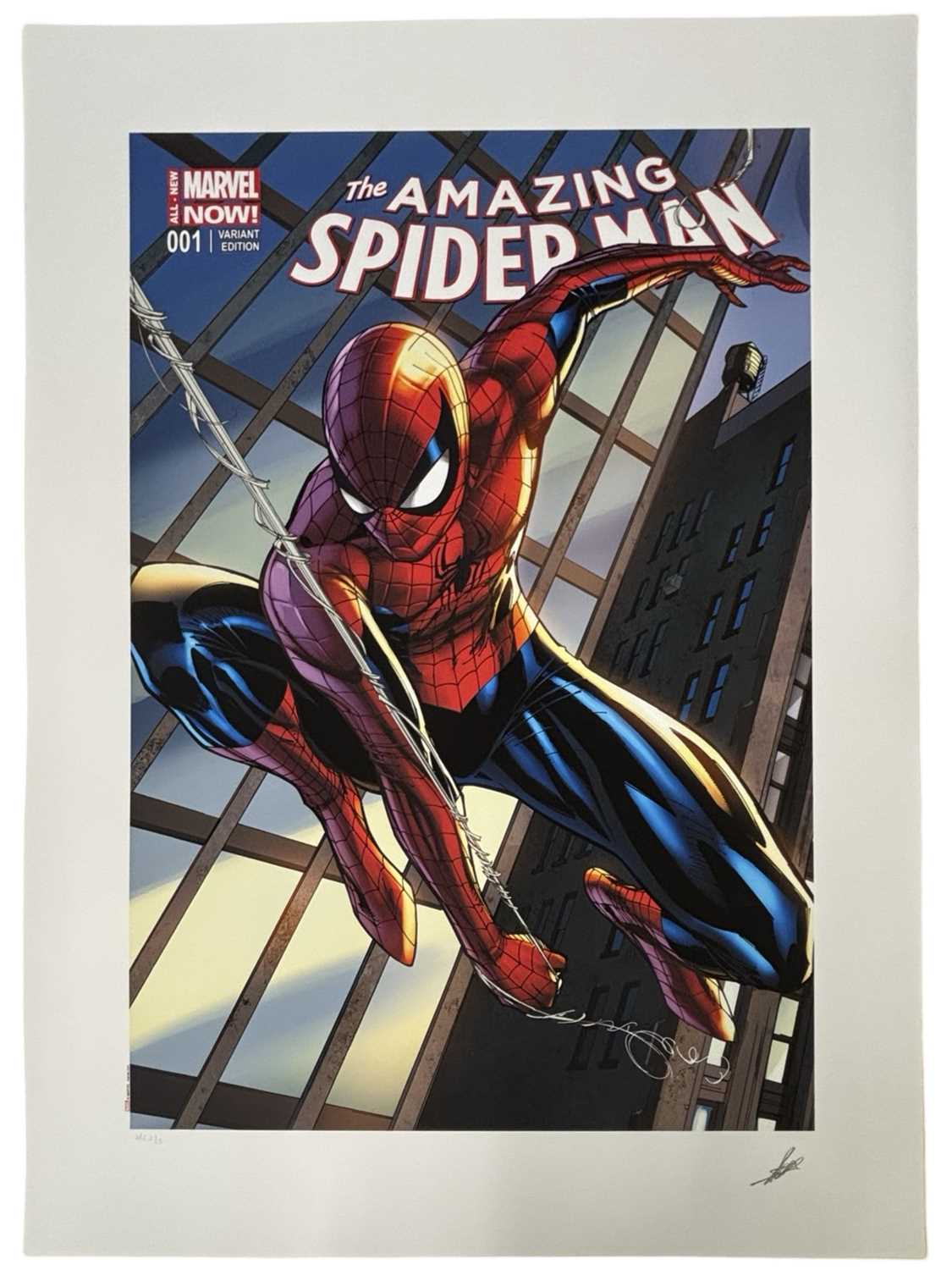 MARVEL 95 COMMEMORATIVE LIMITED EDITION PRINTS [SIGNED]. Washington Green and CC/Marvel Fine Art. - Image 13 of 18