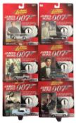 Six carded Johnny Lightning James Bond cars