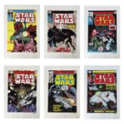 MARVEL STAR WARS LIMITED EDITION PRINTS [SIGNED]. Washington Green and CC/Marvel Fine Art. A set