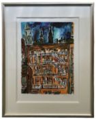 BOB DYLAN LIMITED EDITION PRINT [SIGNED] - THE DRAWN BLANK SERIES, CITYSCAPE Giclee on 350gsm paper,