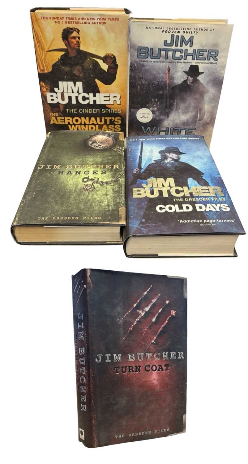 JIM BUTCHER: 5 Titles: CHANGES, London, Orbit, 2010; COLD DAYS, London, Orbit, 2012; WHITE NIGHT,