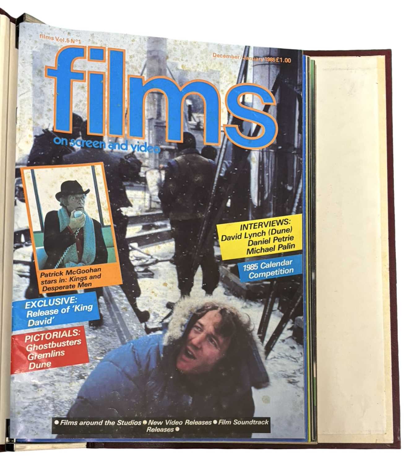 A complete run of FILMS: ON SCREEN AND VIDEO magazine, 1980 - 1985, housed in ringbinders - Image 6 of 9